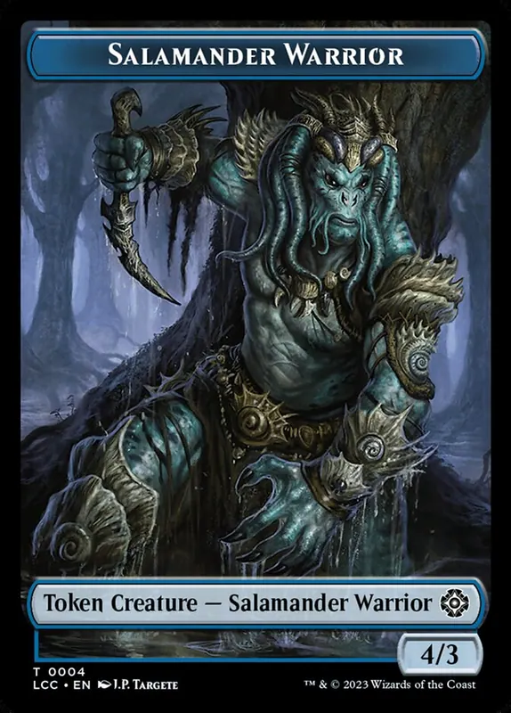 Salamander Warrior [The Lost Caverns of Ixalan Commander Tokens]