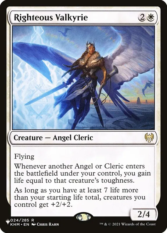 Righteous Valkyrie [The List]