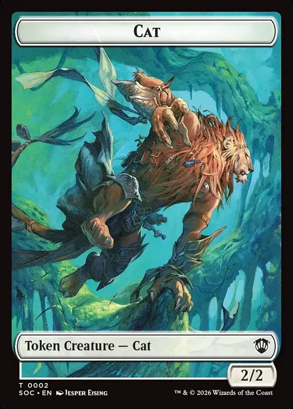 Cat [Secrets of Strixhaven Commander Tokens]