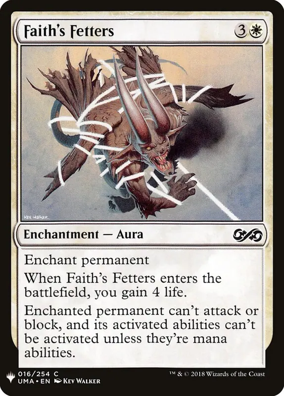 Faith's Fetters [The List]