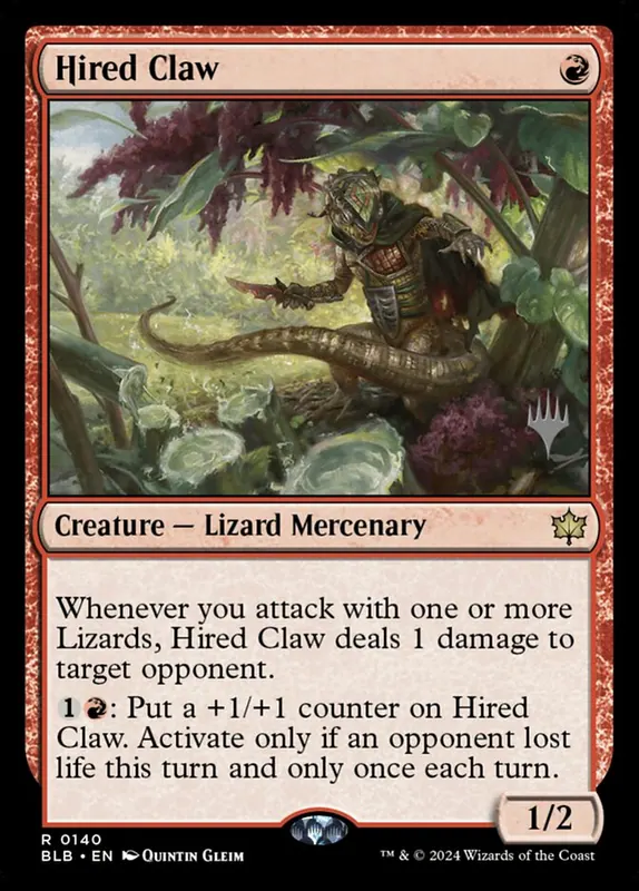 Hired Claw [Bloomburrow Promos]