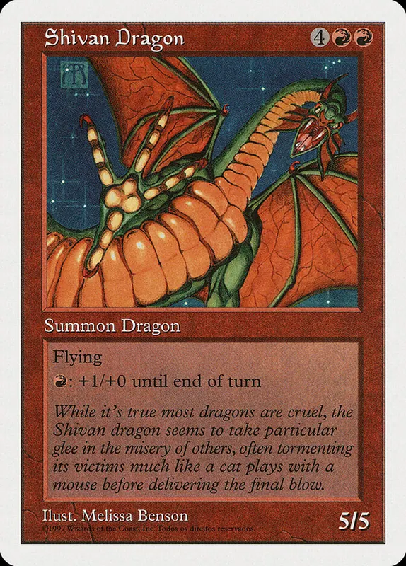 Shivan Dragon [Fifth Edition]