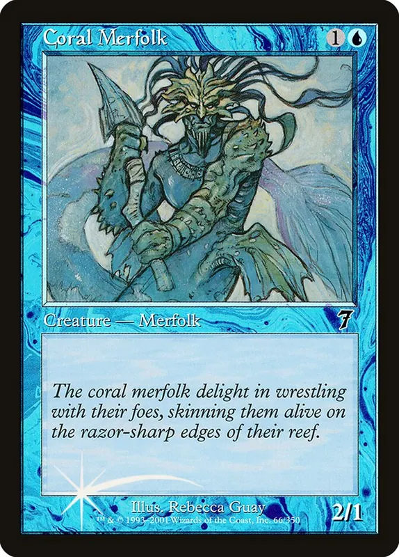 Coral Merfolk [Seventh Edition]