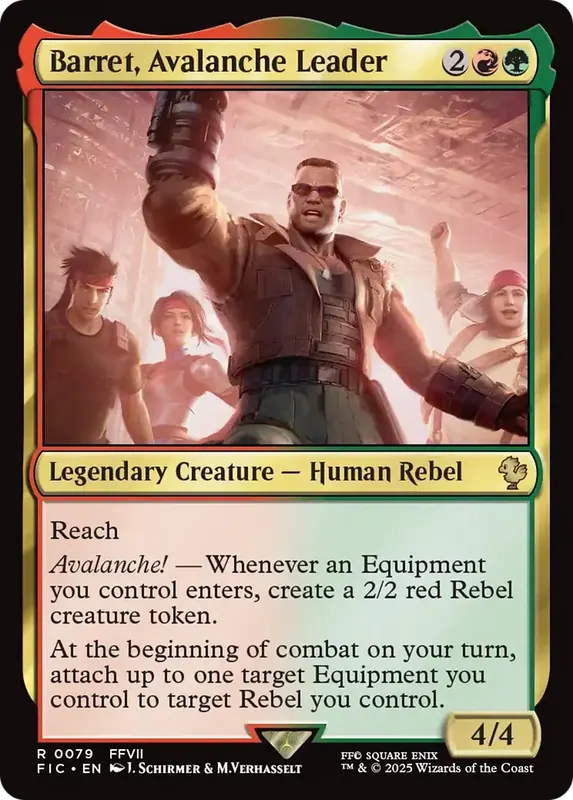 Barret, Avalanche Leader [FINAL FANTASY Commander]