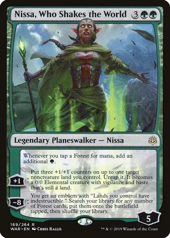 Nissa, Who Shakes the World [War of the Spark] - Japones