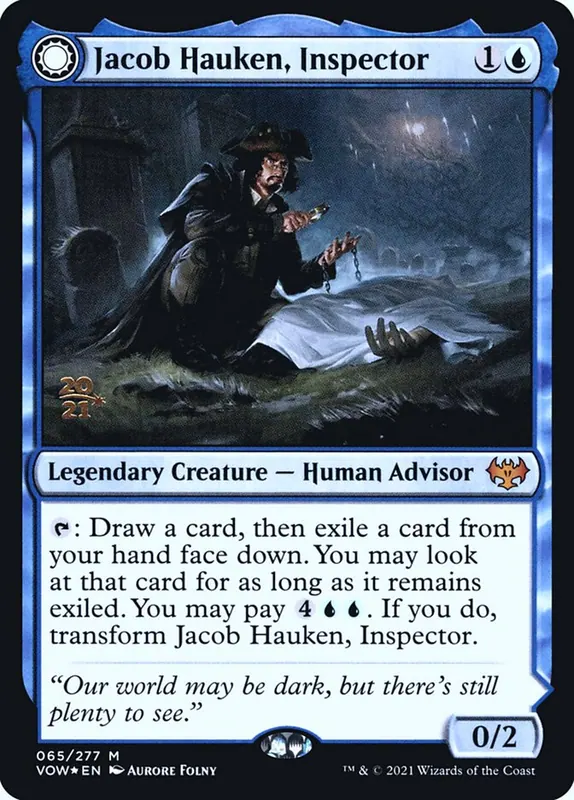 Jacob Hauken, Inspector // Hauken's Insight [Innistrad: Crimson Vow Promos]