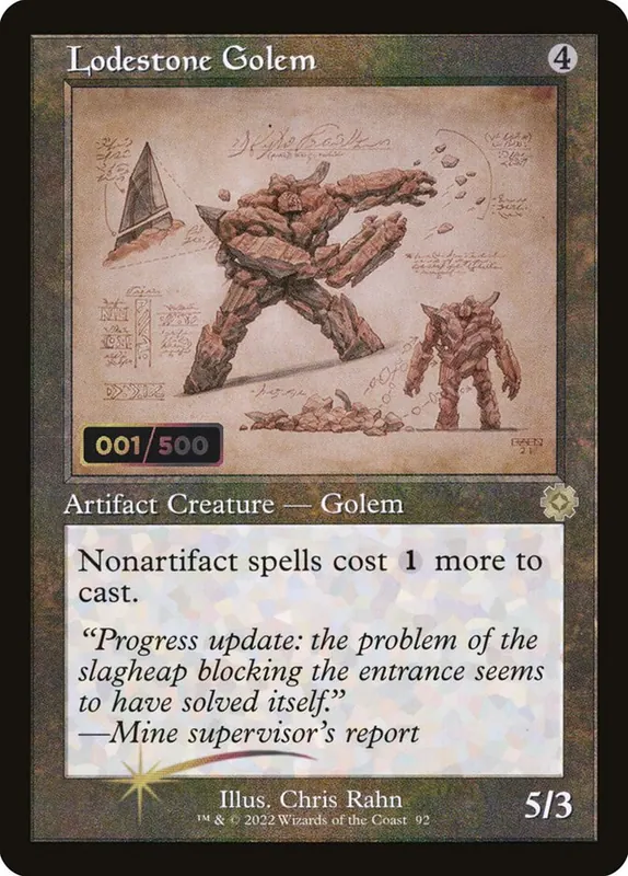 Lodestone Golem [The Brothers' War Retro Artifacts]