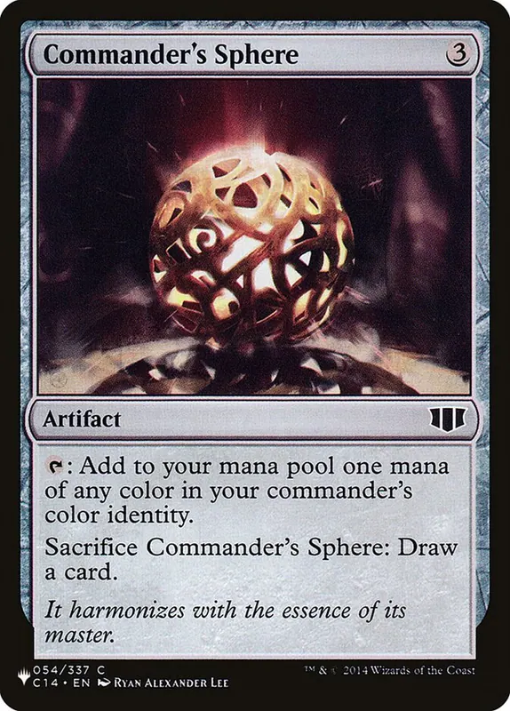Commander's Sphere [The List]