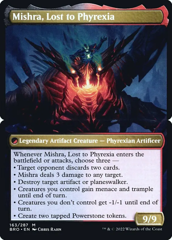 Mishra, Lost to Phyrexia [The Brothers' War Promos]
