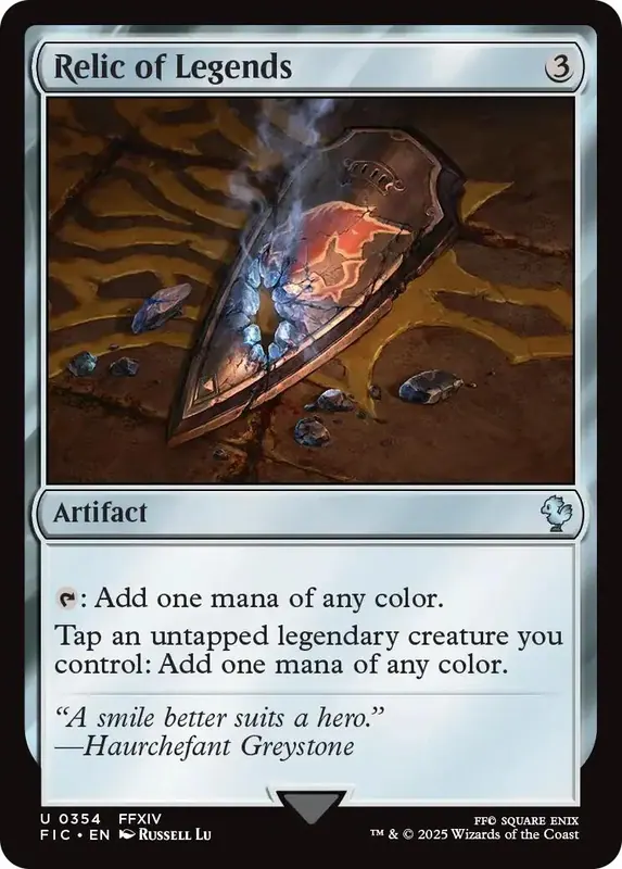 Relic of Legends (Surge Foil) [FINAL FANTASY Commander]