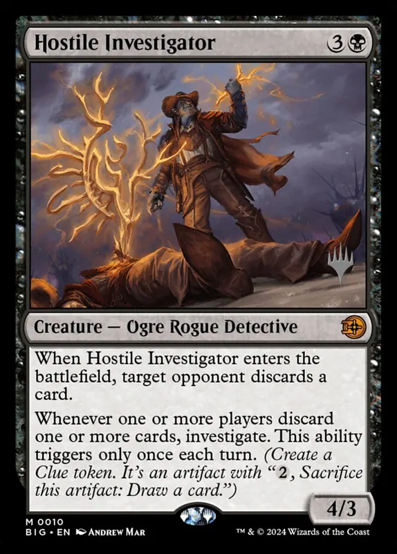 Hostile Investigator [The Big Score Promos]
