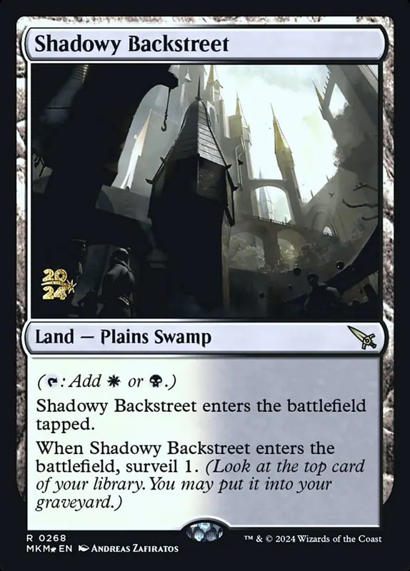 Shadowy Backstreet [Murders at Karlov Manor Promos]