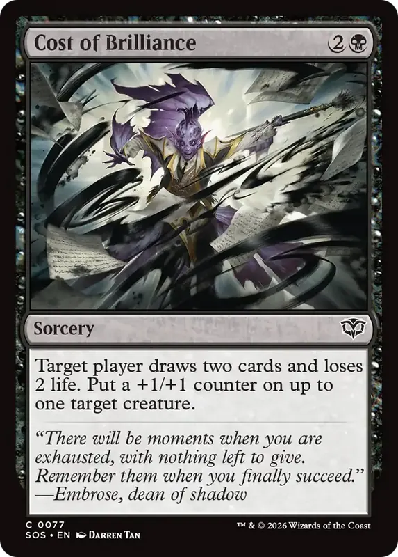 Cost of Brilliance [Secrets of Strixhaven]