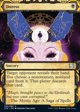 Duress (Foil Etched) [Strixhaven: Mystical Archive]