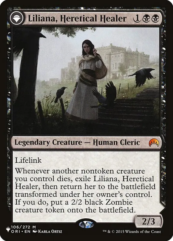 Liliana, Heretical Healer // Liliana, Defiant Necromancer [The List]