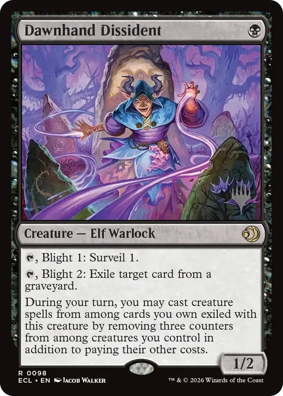 Dawnhand Dissident [Lorwyn Eclipsed Promos]