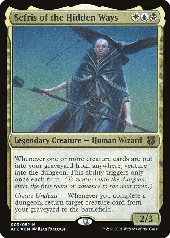 Sefris of the Hidden Ways [Forgotten Realms Commander Display Commanders]