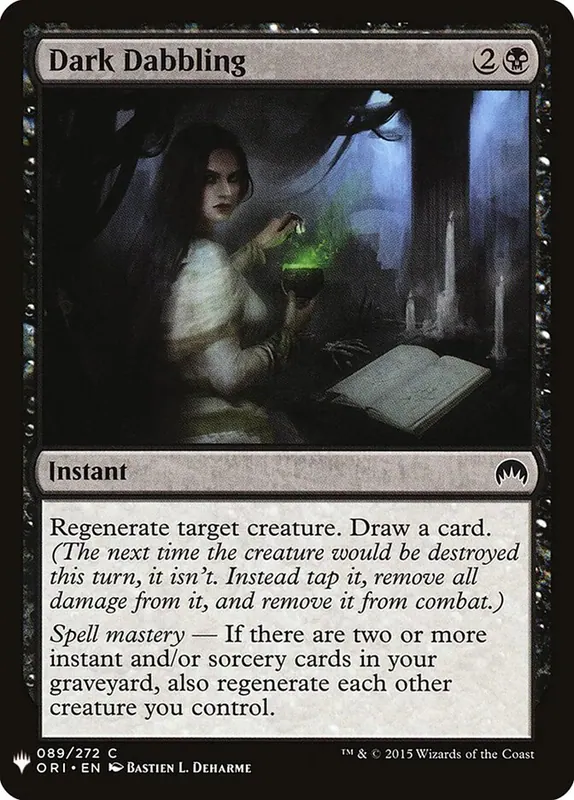Dark Dabbling [The List]