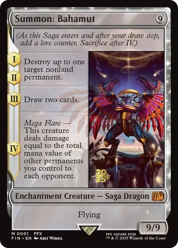Summon: Bahamut [FINAL FANTASY Prerelease Promo] - Español
