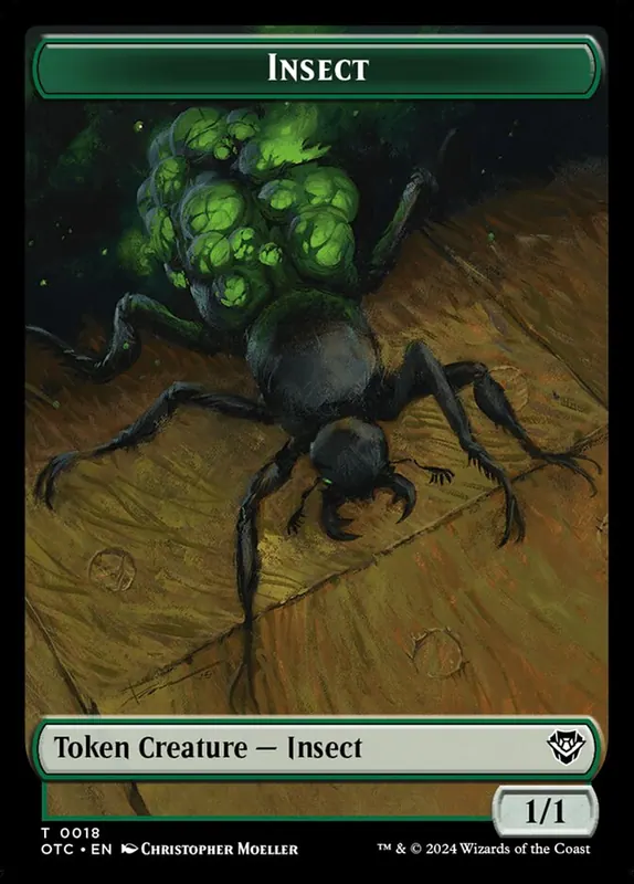 Insect [Outlaws of Thunder Junction Commander Tokens]