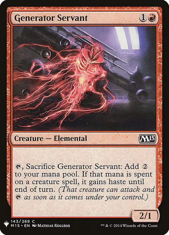 Generator Servant [The List]