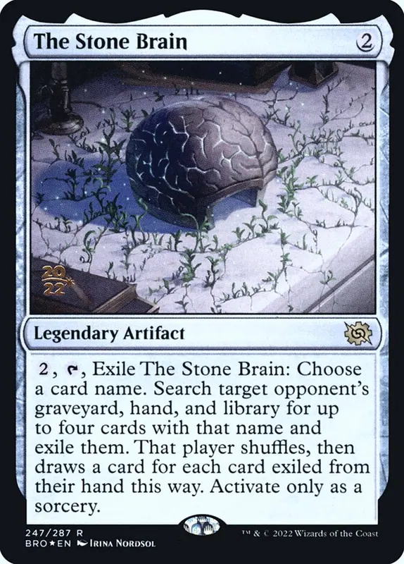 The Stone Brain [The Brothers' War Promos]