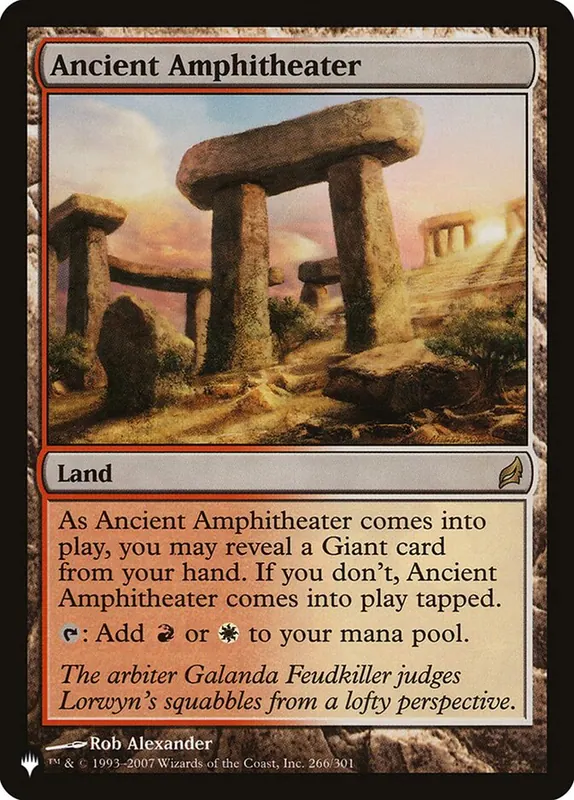 Ancient Amphitheater [The List]