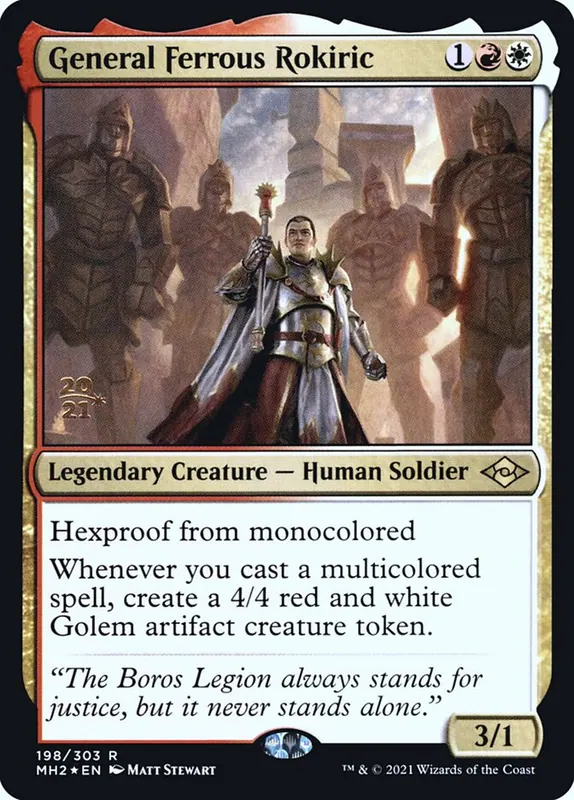 General Ferrous Rokiric [Modern Horizons 2 Promos]