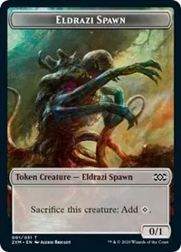 Eldrazi Spawn // Myr (007) Double-Sided Token [Double Masters Tokens]
