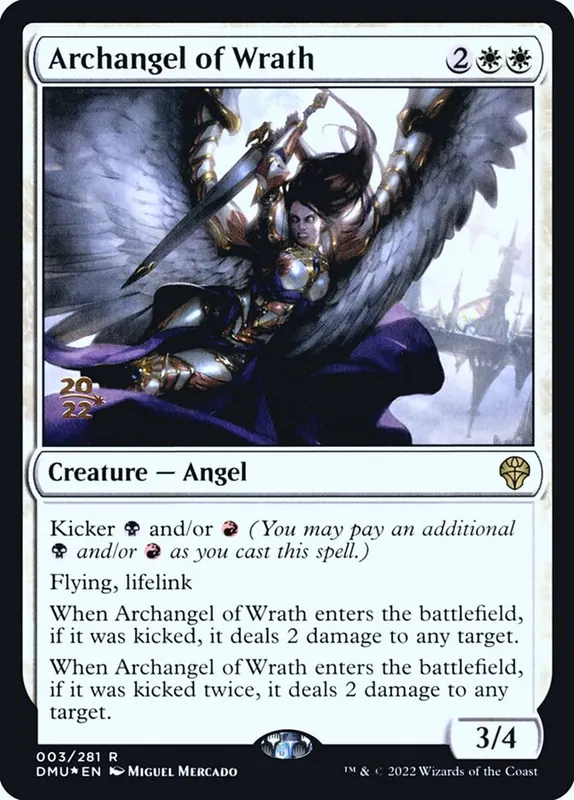 Archangel of Wrath [Dominaria United Promos]