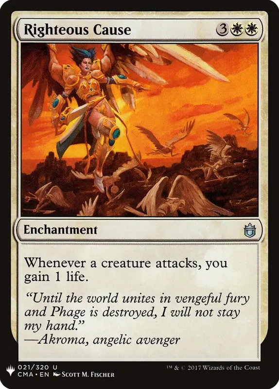 Righteous Cause [The List]
