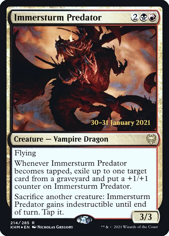 Immersturm Predator [Kaldheim Promos]