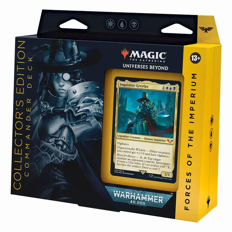 MTG Warhammer 40,000 Commander Deck 3 – Collectors – Forces Of The Imperium