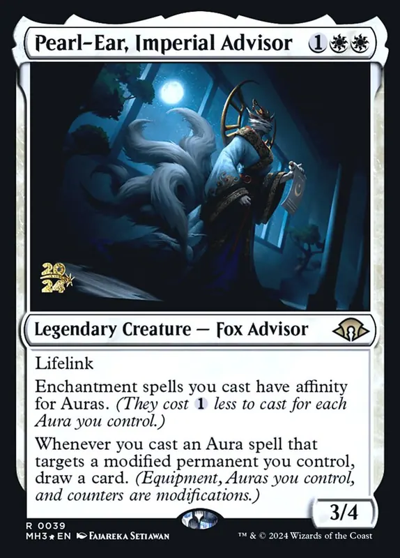 Pearl-Ear, Imperial Advisor [Modern Horizons 3 Promos]