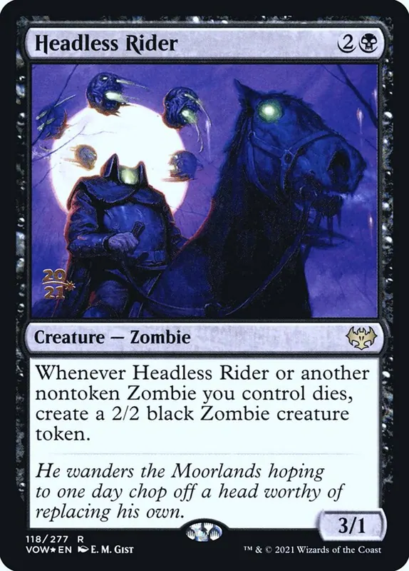 Headless Rider [Innistrad: Crimson Vow Promos]