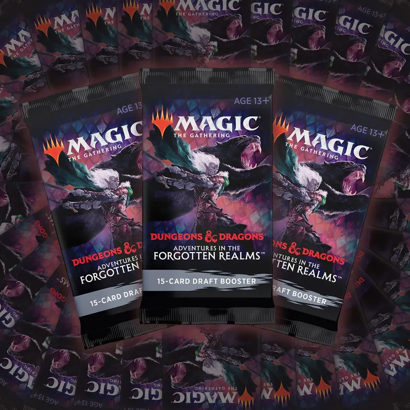MTG D&D ADVENTURES IN THE FORGOTTEN REALMS SOBRE DE CARTAS INGLES