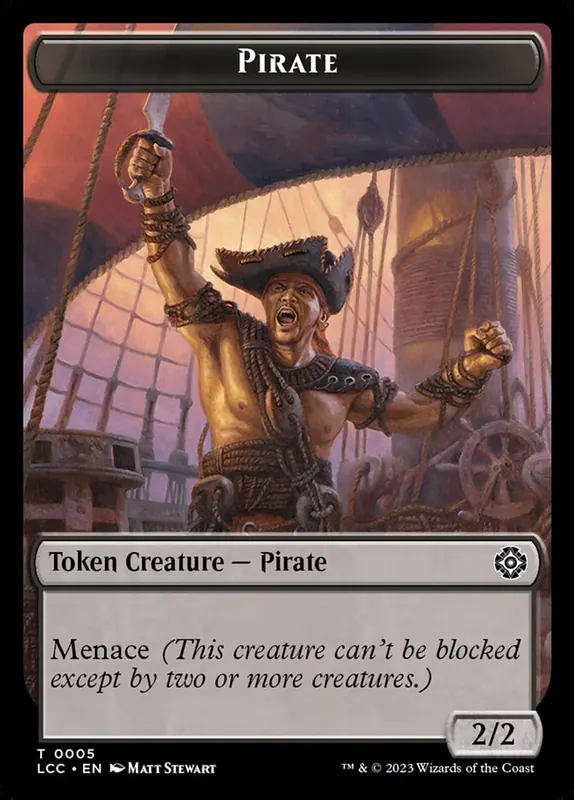 Pirate [The Lost Caverns of Ixalan Commander Tokens]