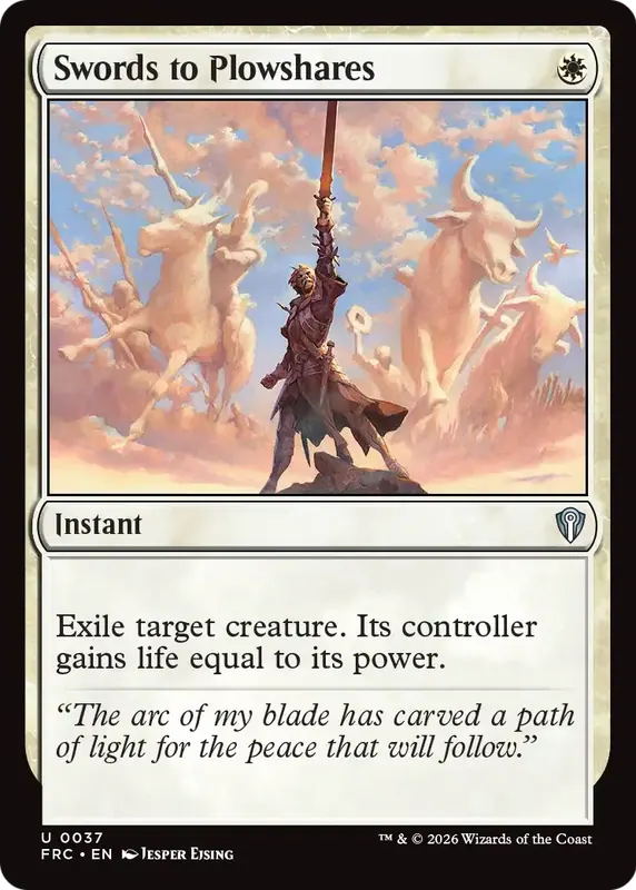 Swords to Plowshares [Reality Fracture Commander]