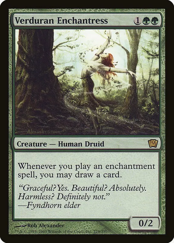Verduran Enchantress [Ninth Edition]