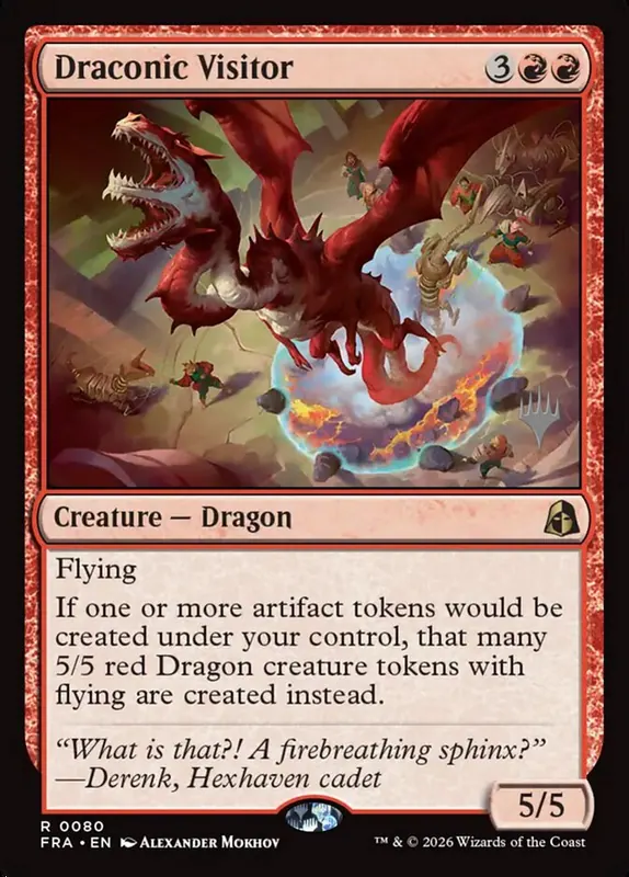 Draconic Visitor [Reality Fracture Promos]