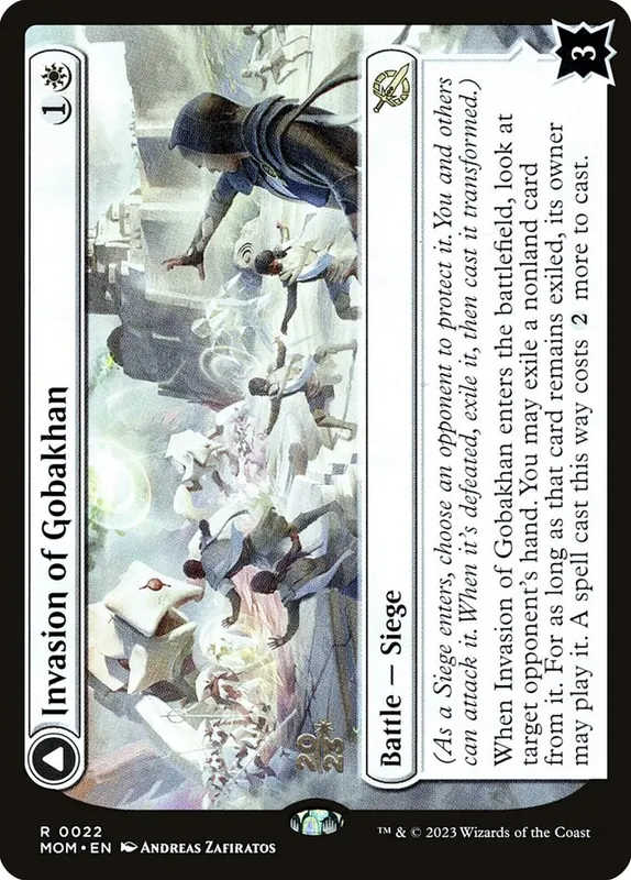 Invasion of Gobakhan // Lightshield Array [March of the Machine Promos]