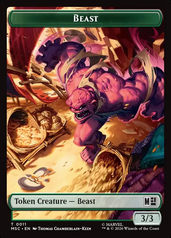 Beast [Marvel Super Heroes Commander Tokens]