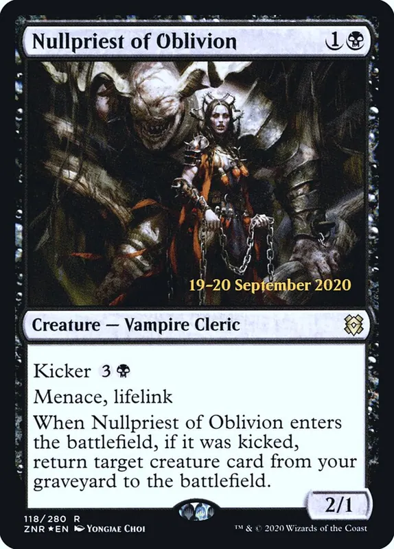 Nullpriest of Oblivion [Zendikar Rising Promos]