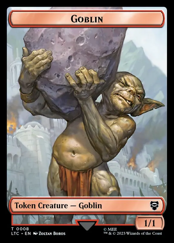 Goblin [Tales of Middle-earth Commander Tokens]