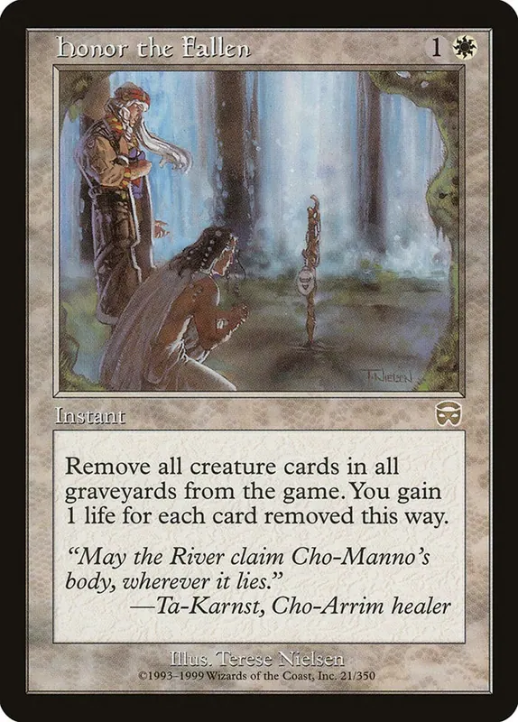 Honor the Fallen [Mercadian Masques] - Español
