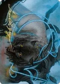 Bind the Monster Art Card (Gold-Stamped Signature) [Kaldheim Art Series]