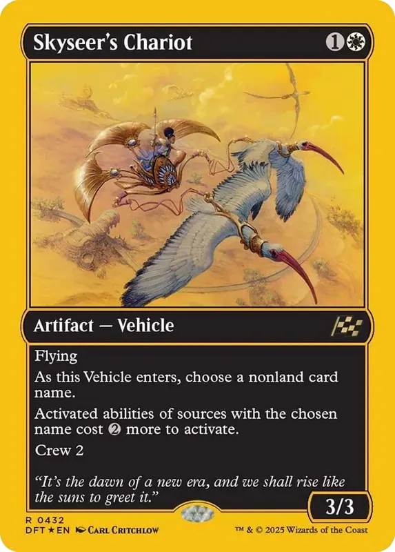 Skyseer's Chariot (First-Place Foil) [Aetherdrift]