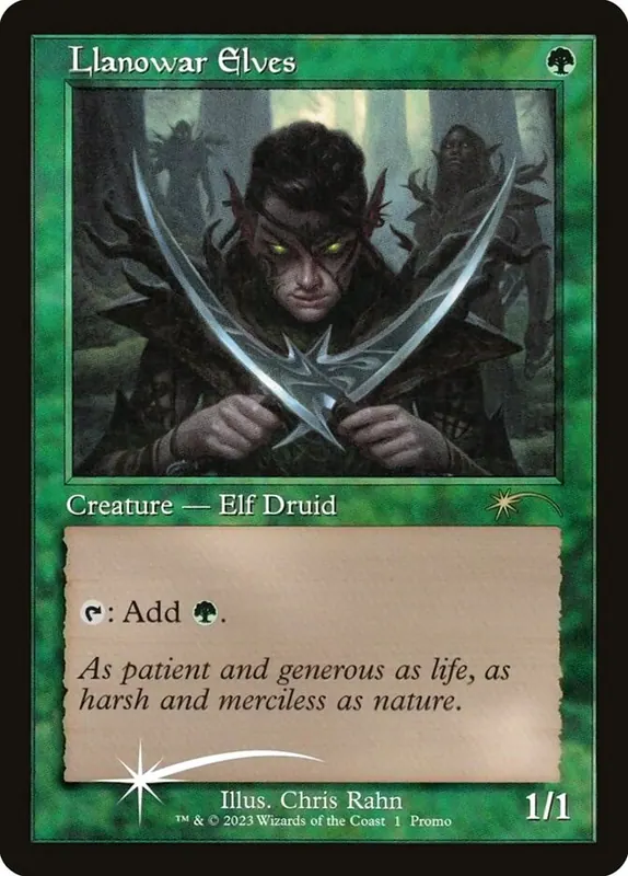 Llanowar Elves [Dominaria United Promos]