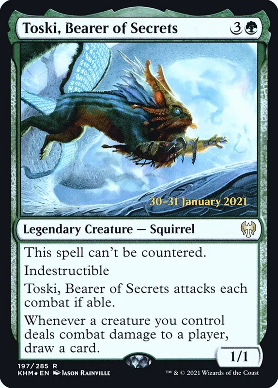 Toski, Bearer of Secrets [Kaldheim Promos]