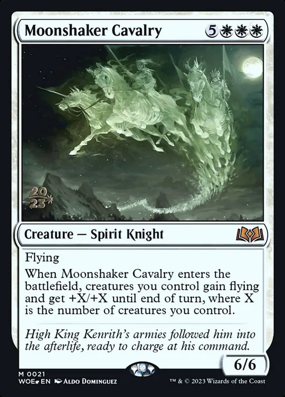 Moonshaker Cavalry [Wilds of Eldraine Promos]